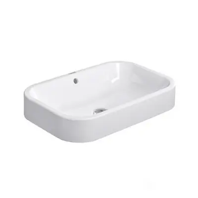 Duravit Happy D.2 umyvadlo na desku 60x40 cm bez otvoru pro baterii 2 314 600 000