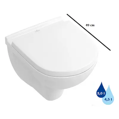 Villeroy & Boch O.Novo wc závěsné zadní odpad 56 881 001