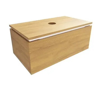 Koupelnová skříňka s krycí deskou SAT Feel 80x30x46 cm medový dub mat SATFEEL80DMD