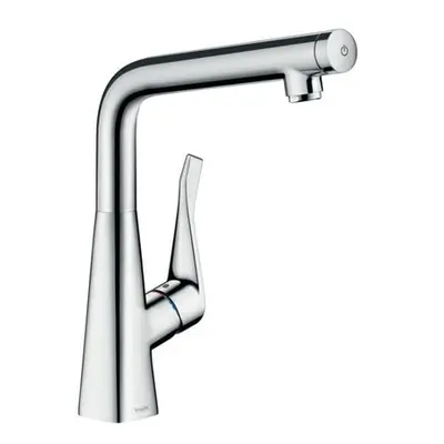 Dřezová baterie Hansgrohe Metris s otočným ramínkem chrom 14785000