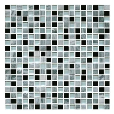 Kamenná mozaika Premium Mosaic Stone šedá 30x30 cm mat STMOS15MIX1