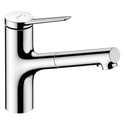 Dřezová baterie Hansgrohe Zesis M33 s vytahovací sprškou, 2 proudy chrom 74820000