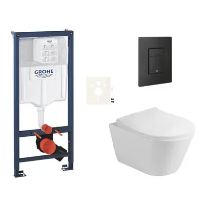 Závěsný wc set do lehkých stěn / předstěnová montáž Glacera Ava SIKOGRSAVAEKF0