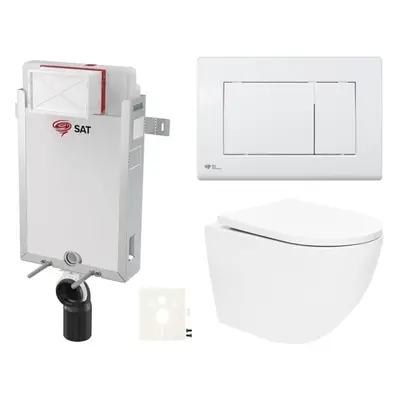 Závěsný wc set k zazdění SAT SIKOSZTOR6720