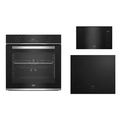 Set spotřebičů Beko BBIM13300X + HII64400MT + BMGB20212B