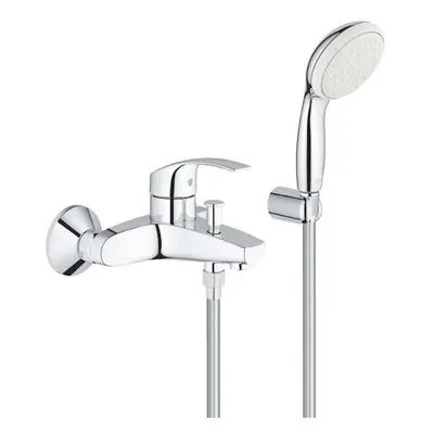 Vanová baterie GROHE Eurosmart New se sprchovým setem 150 mm chrom 3330220A