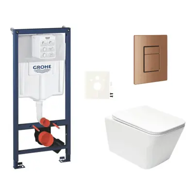 Závěsný wc set do lehkých stěn / předstěnová montáž Swiss Aqua Technologies Infinitio SIKOGRSIN1