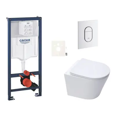 Závěsný wc set do lehkých stěn / předstěnová montáž Swiss Aqua Technologies Infinitio SIKOGRSIN1