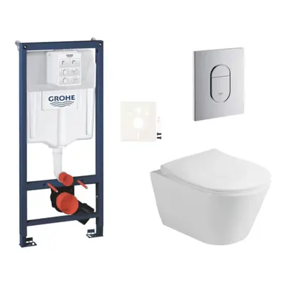 Závěsný wc set do lehkých stěn / předstěnová montáž Glacera Ava SIKOGRSAVAA