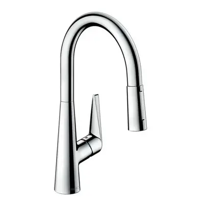 Dřezová baterie Hansgrohe Talis s vytahovací sprškou, 2 proudy chrom 72817000