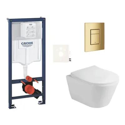 Závěsný wc set do lehkých stěn / předstěnová montáž Glacera Ava SIKOGRSAVASCGL0