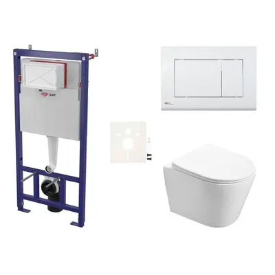 Závěsný WC set do lehkých stěn / předstěnová SAT Infinitio SIKOSSIN20KECO