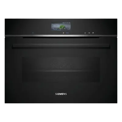 Siemens iQ700 Vestavná kompaktní kombinovaná parní trouba 60 x 45 cm Černá CS736G1B1