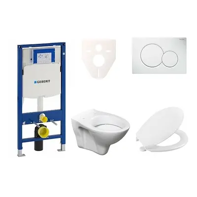 Cenově zvýhodněný závěsný WC set Geberit do lehkých stěn / předstěnová montáž+ WC S-Line S-line 