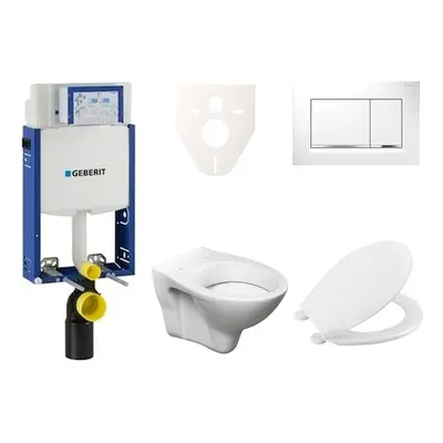 Cenově zvýhodněný závěsný WC set Geberit k zazdění + WC S-Line S-line Pro 110.302.00.5NR5