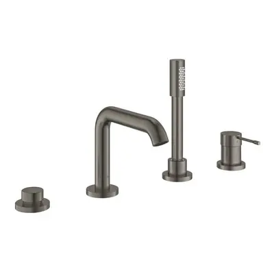 Vanová baterie GROHE Essence New s vanovým setem Brushed Hard Graphite 19578AL1