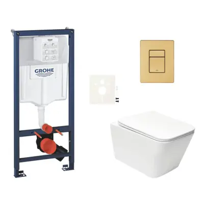 Závěsný wc set do lehkých stěn / předstěnová montáž Swiss Aqua Technologies Infinitio SIKOGRSIN1