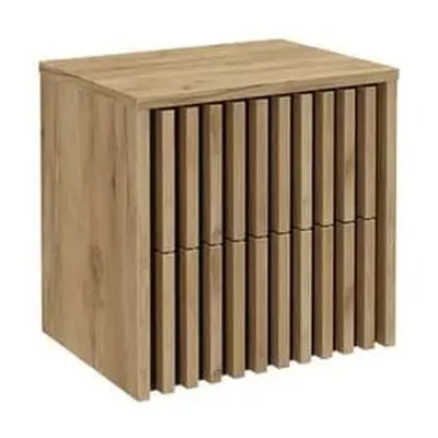 Koupelnová skříňka s krycí deskou SAT Delano 60x56x45 cm dub mat DELANO60ZDCDE