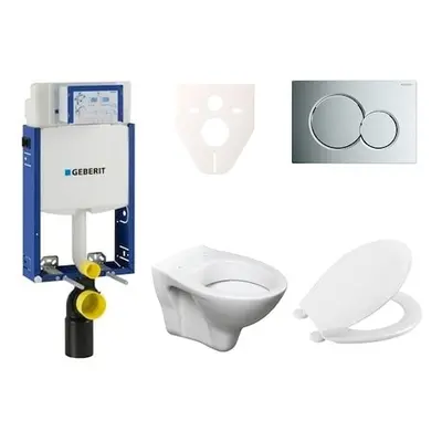 Cenově zvýhodněný závěsný WC set Geberit k zazdění + WC S-Line S-line Pro 110.302.00.5NR2