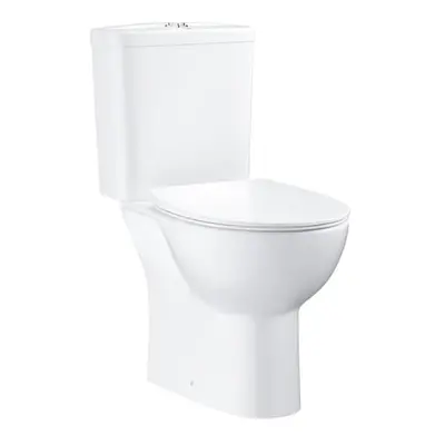 Wc kombi komplet stojící GROHE Bau Ceramic alpská bílá zadní odpad 39942000