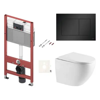 Závěsný wc set do lehkých stěn / předstěnová SAT SIKOTSTOR67414