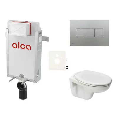 Cenově zvýhodněný závěsný WC set Alca k zazdění + WC S-Line S-line Pro SIKOAP6