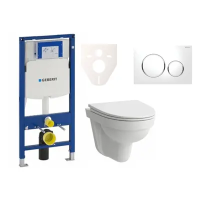 Cenově zvýhodněný závěsný WC set Geberit do lehkých stěn / předstěnová montáž+ WC Laufen Laufen 