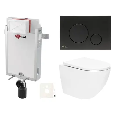 Závěsný wc set k zazdění SAT SIKOSZTOR6768