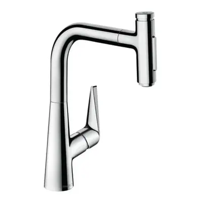 Dřezová baterie Hansgrohe Talis s vytahovací sprškou, 2 proudy chrom 73868000