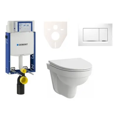 Cenově zvýhodněný závěsný WC set Geberit k zazdění + WC Laufen Laufen Pro Nordic SIKOGE2H5