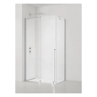 Sprchový kout obdélník 140x90 cm SAT Walk-In Xmotion SATBWIXM140STE90