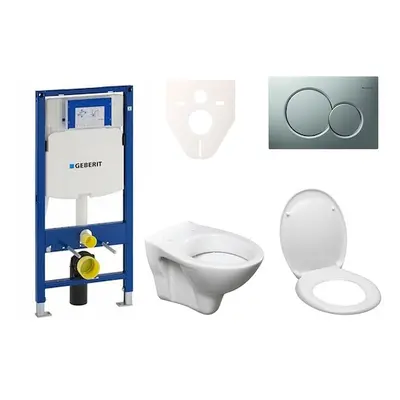 Cenově zvýhodněný závěsný WC set Geberit do lehkých stěn / předstěnová montáž+ WC S-Line S-line 