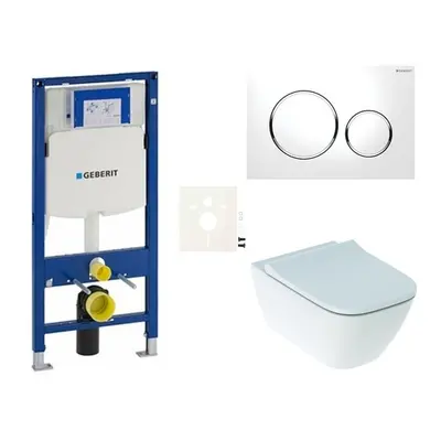 Závěsný wc set do lehkých stěn / předstěnový Geberit Smyle SIKOGESSMSS20