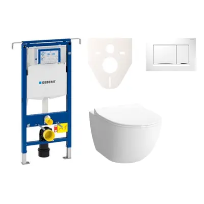 Cenově zvýhodněný závěsný WC set Geberit do lehkých stěn / předstěnová montáž+ WC VitrA VitrA Sh