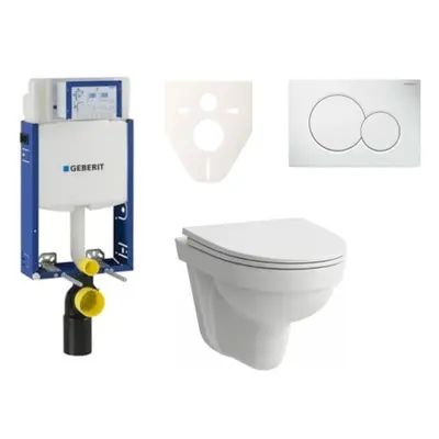 Cenově zvýhodněný závěsný WC set Geberit k zazdění + WC Laufen Laufen Pro Nordic SIKOGE2H1