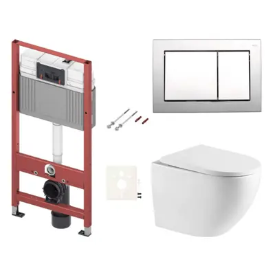 Závěsný wc set do lehkých stěn / předstěnová SAT SIKOTSREX67412