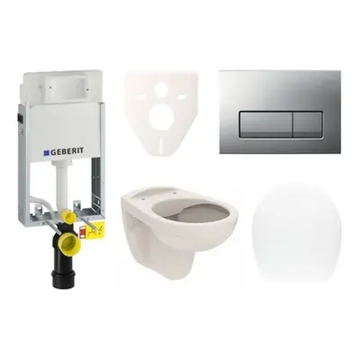 Cenově zvýhodněný závěsný WC set Geberit k zazdění + WC S-Line SIKOGE1U8