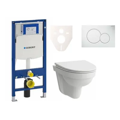 Cenově zvýhodněný závěsný WC set Geberit do lehkých stěn / předstěnová montáž+ WC Laufen Laufen 