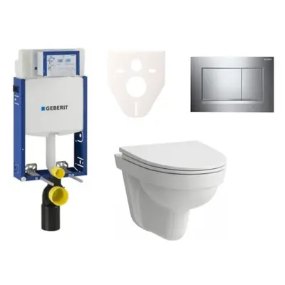 Cenově zvýhodněný závěsný WC set Geberit k zazdění + WC Laufen Laufen Pro Nordic SIKOGE2H6