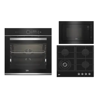 Set spotřebičů Beko BBIM13400XCS + HILW64225S + BMGB25333BG