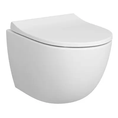 Wc s bidetem závěsné VitrA Sento zadní odpad 7747-003-0559