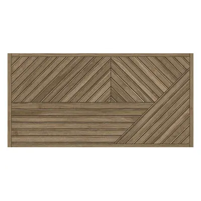 Obklad Argenta Batten walnut tangram 60x120 cm mat BATTEN612WNTA