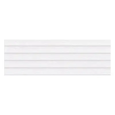 Obklad Fineza Cube Way white 25x75 cm lesk CUBEWAYWH