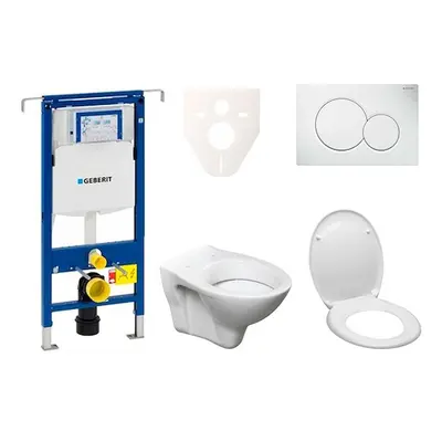 Cenově zvýhodněný závěsný WC set Geberit do lehkých stěn / předstěnová montáž+ WC S-Line S-line 