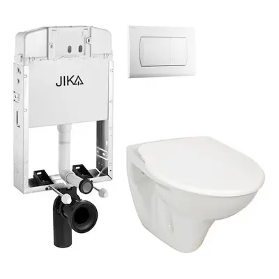 Cenově zvýhodněný závěsný WC set Jika k zazdění + WC Jika Nila KMPLJIKA