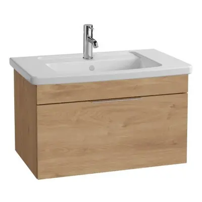 Koupelnová skříňka s umyvadlem VitrA Mia 80x49,5x43,5 cm dub MIA8049D