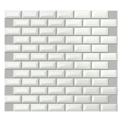 Keramická mozaika Premium Mosaic bílá 30x30 cm lesk MOS2348WH