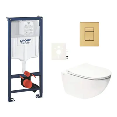 Závěsný wc set do lehkých stěn / předstěnová montáž Swiss Aqua Technologies Infinitio SIKOGRSIN1