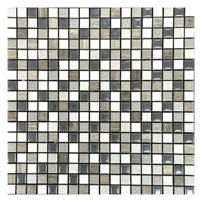 Mozaika Premium Mosaic mix barev 30x30 cm lesk MOSMSK7