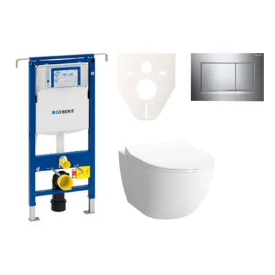 Cenově zvýhodněný závěsný WC set Geberit do lehkých stěn / předstěnová montáž+ WC VitrA VitrA Sh